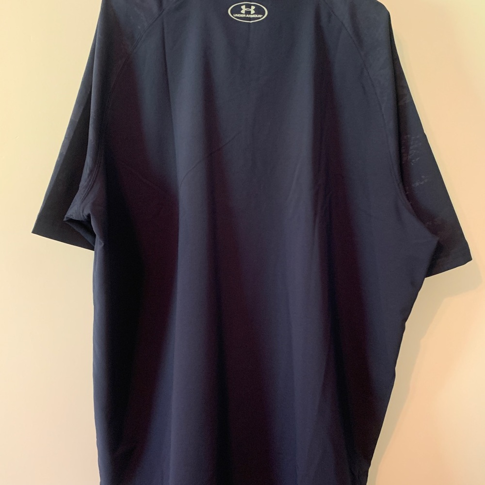 Under Armour heat gear short sleeve half zipper jacket